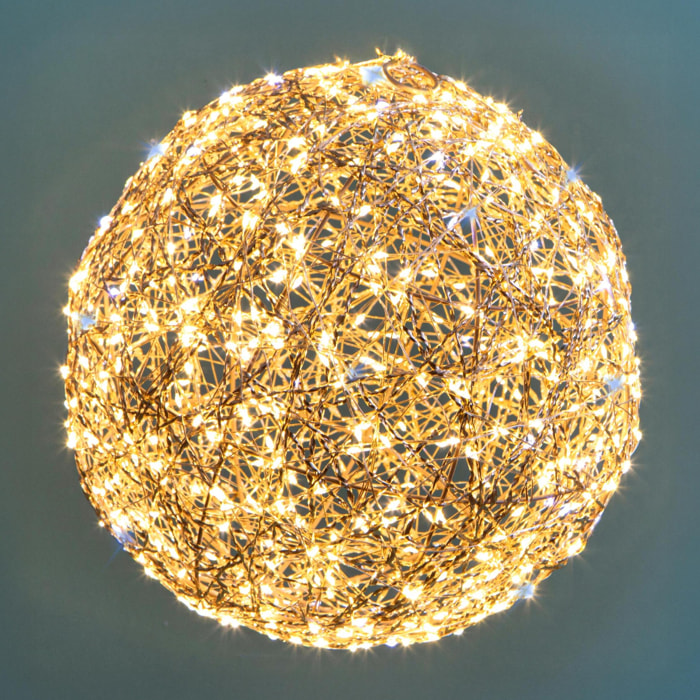 Sfera con 1000 led 10% flash pvc - Pezzi 1 - ORO - Bianchi Dino SpA