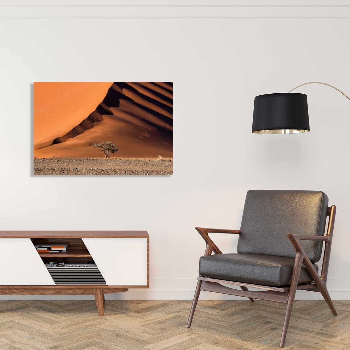 Tableau L'arbre sur la dune, Namibie Tableau alu Dibond
