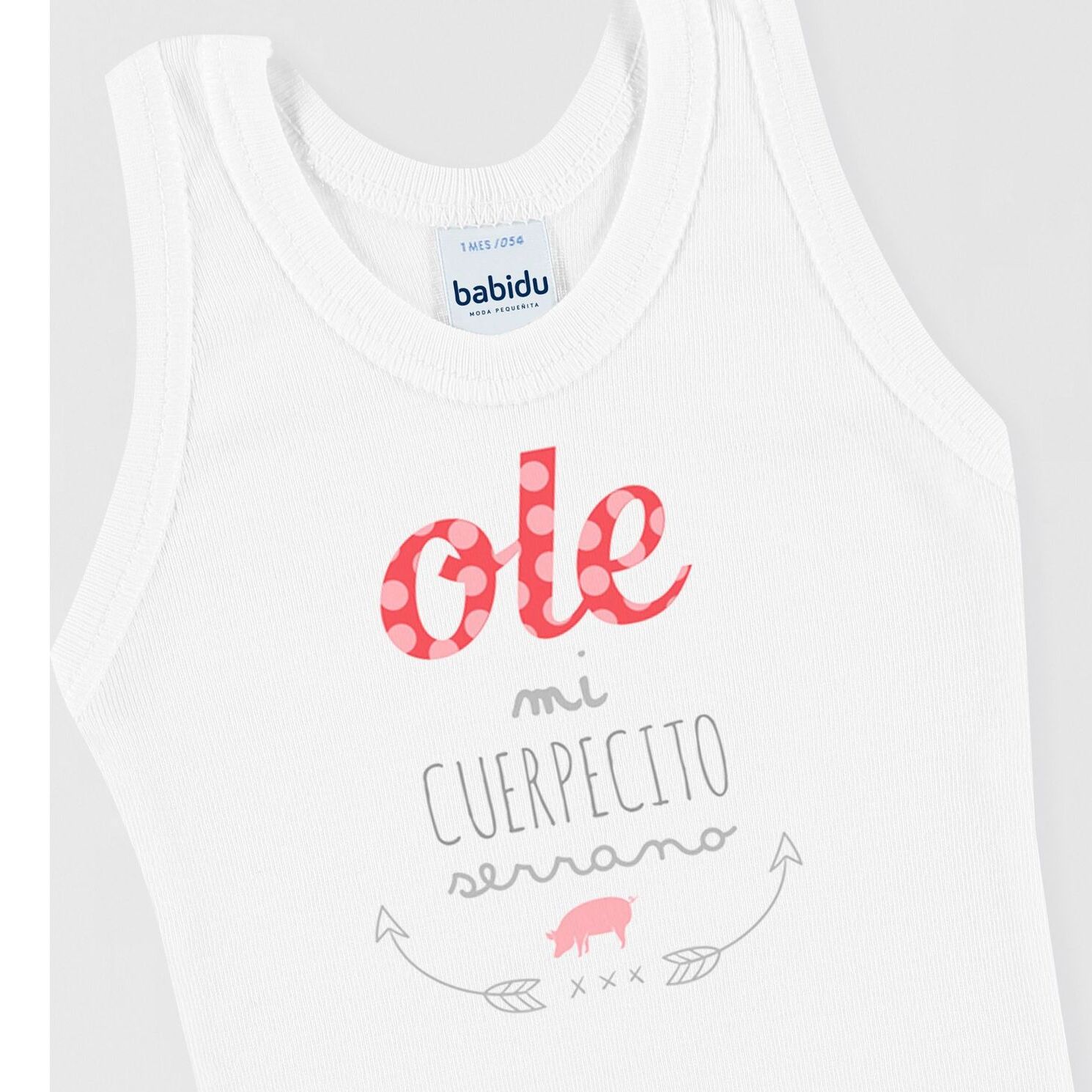 Body bebé tirantes personalizado frases