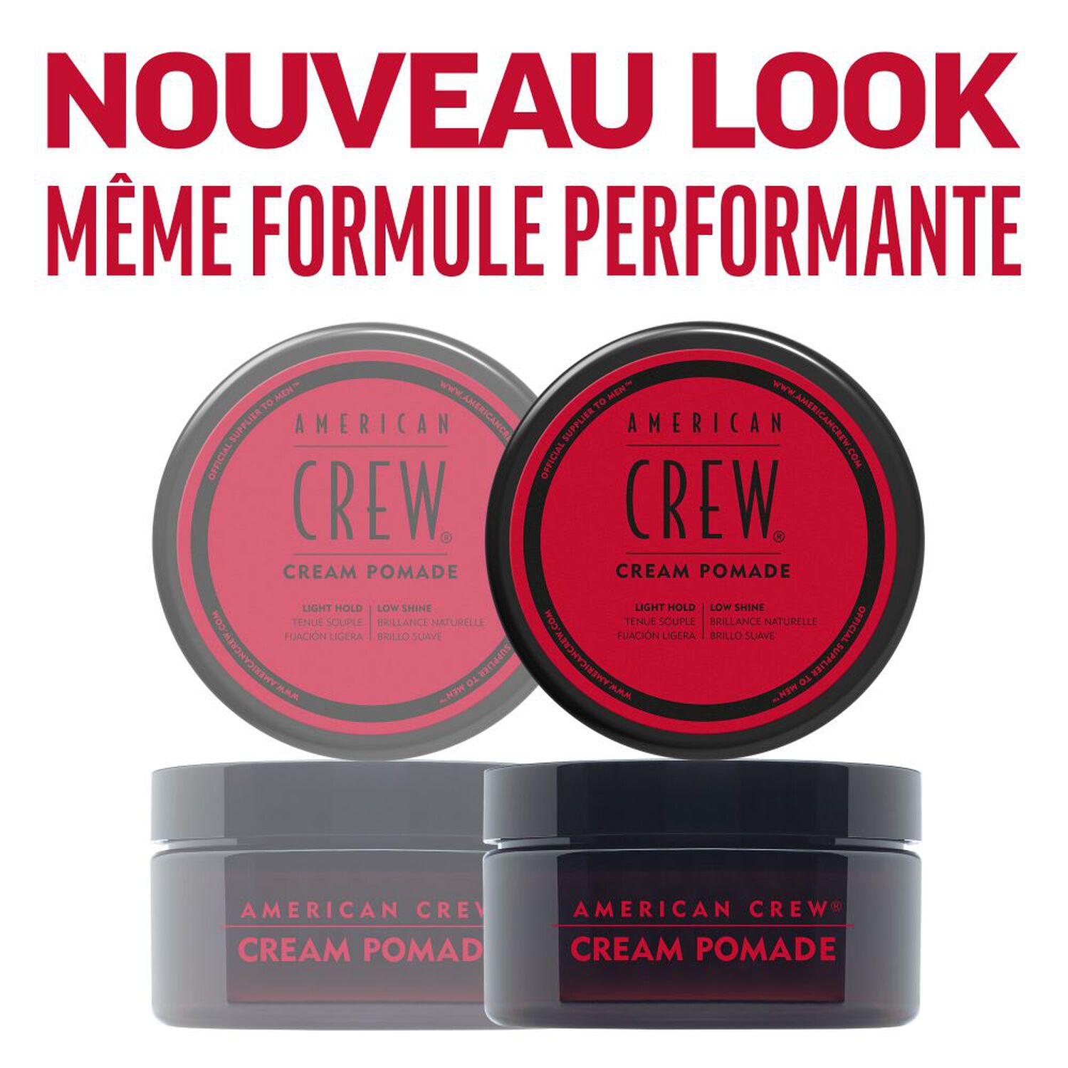 Pomade Coiffante - Crème de Coiffage Tenue Souple & Effet Mat 85 g