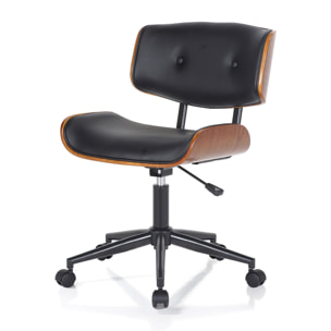 ORESTELUCHETTA poltrona da ufficio CALLUME EVO DARK WOOD