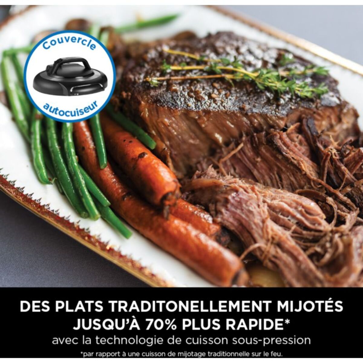 Multicuiseur NINJA Foodi OP100EU 4,7 L,  6 modes de cuisson dont air fryer