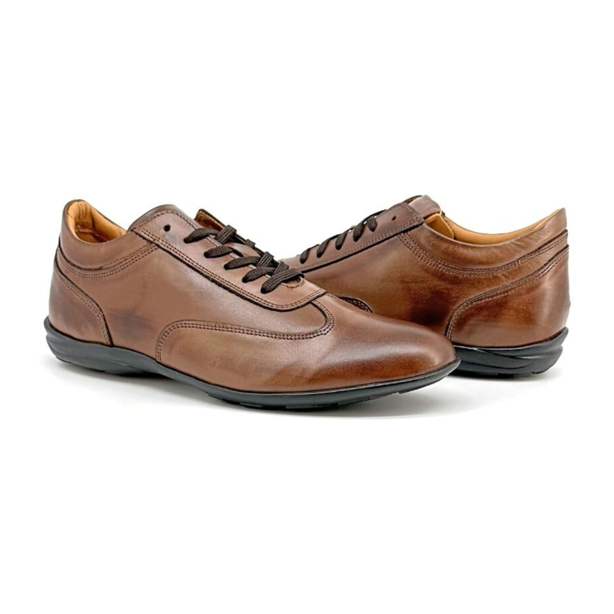 Zapatillas Sneaker para Hombre - Duca di Morrone Raul Leather Brown