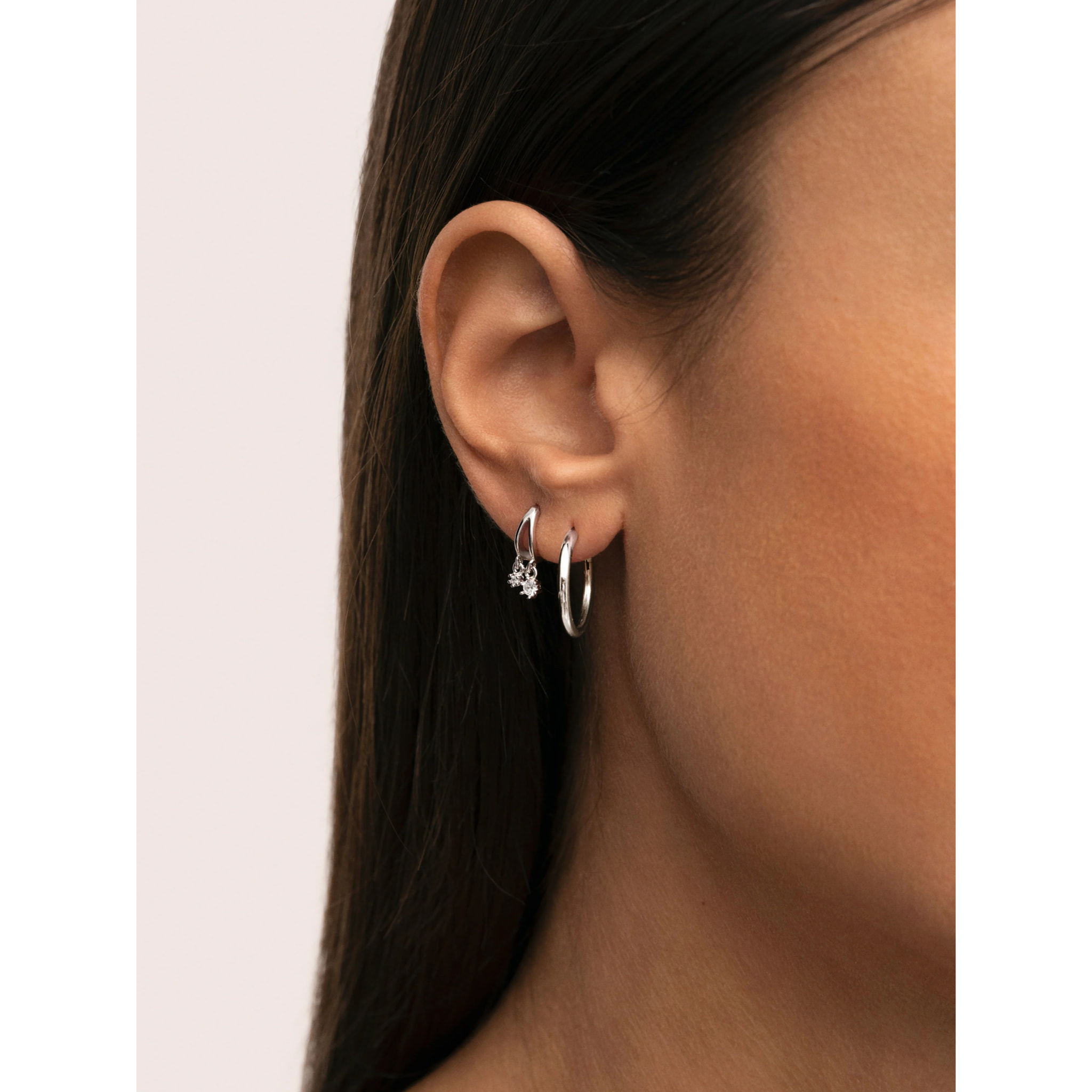 Pendiente Suelto Luzia Plata