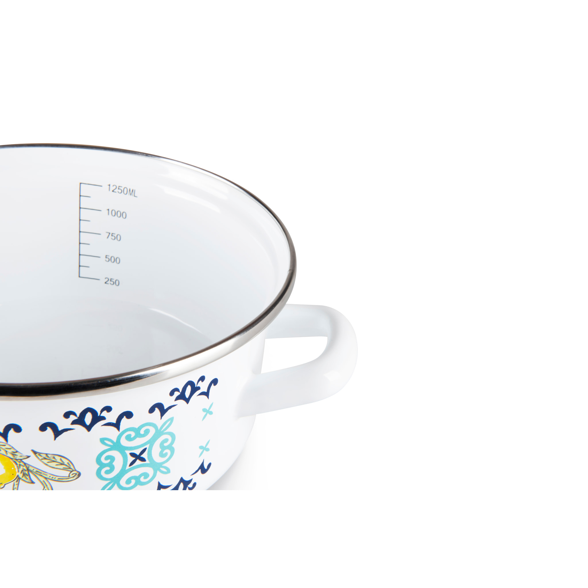 Batteria 7 pezzi Excelsa – Amalfi, Acciaio smaltato Multicolore