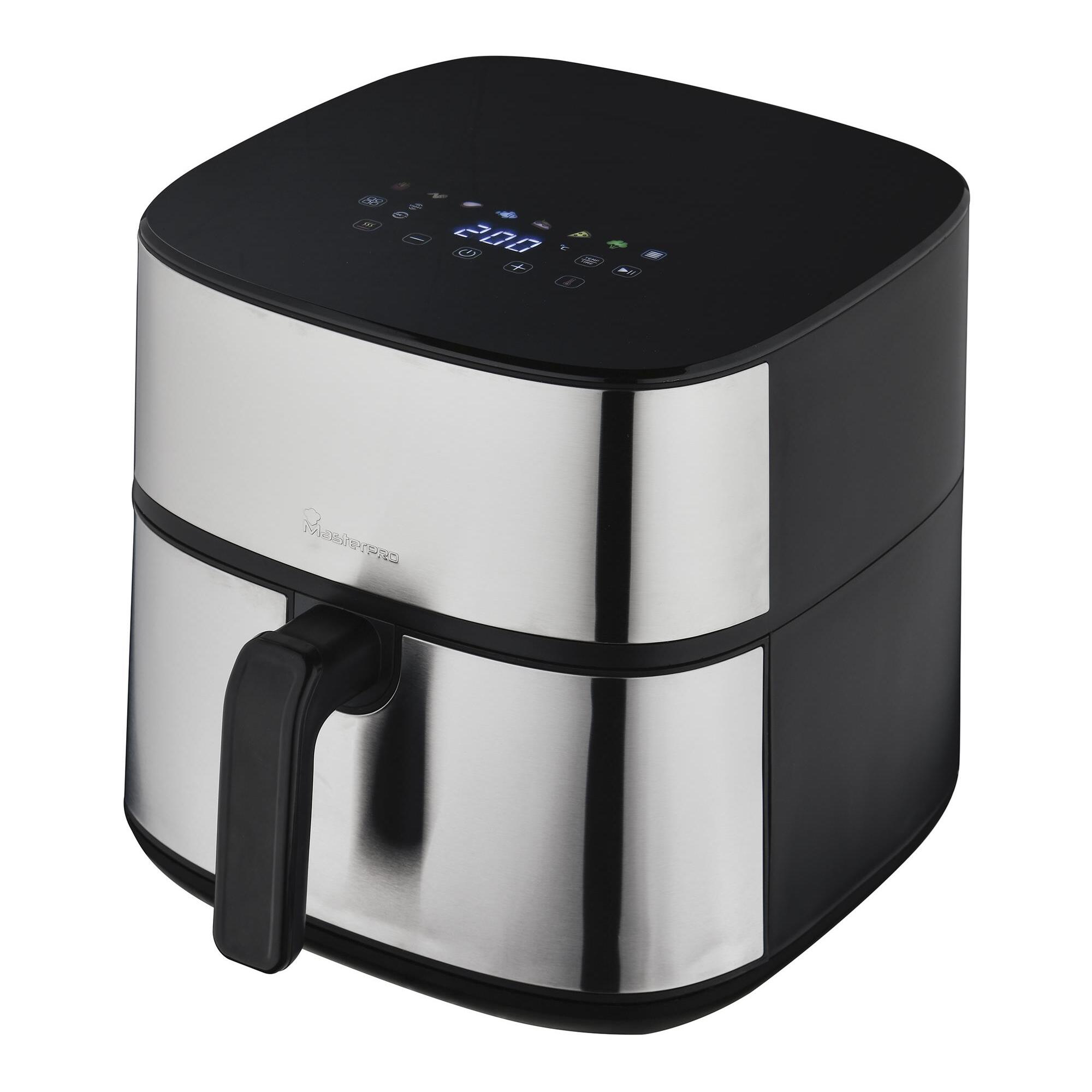 MasterPRO SURROUND 800 Freidora de Aire 8L 2000W / Sistema Calentamiento Dual / Pantalla táctil LED / 11 Programas de Cocción