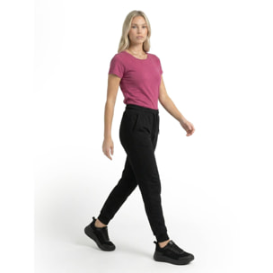 Jogger donna fit morbido Leone 1947 Apparel con logo tono su tono