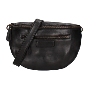 Borsa a tracolla  da uomo In Vera pelle Made in Italy 25x24x4 cm