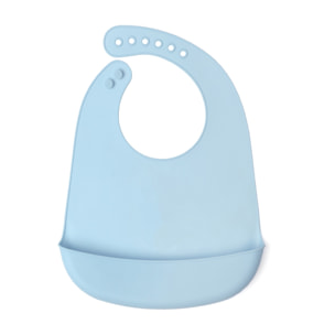 BABERO BLANDITO SILICONA AZUL