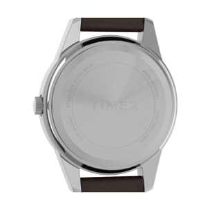 Timex Analogico Al Quarzo Expedition Field Chronograph 43Mm Leather Strap Watch