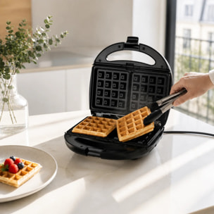 Appareil 3 en-1 : gaufres, croque-monsieur & grill