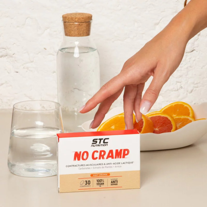 No Cramp - Favorise la contraction musculaire - Anti-crampes & anti-acide lactique - Aide à lutter contre la fatigue - Sans Gluten - Marque Française - Cure 30 jours