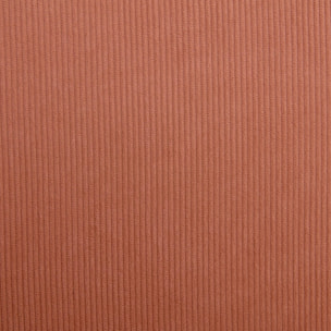 Fauteuil enfant en bois et velours côtelé terracotta. ISAK L 47 x P 43.5 x H 50cm