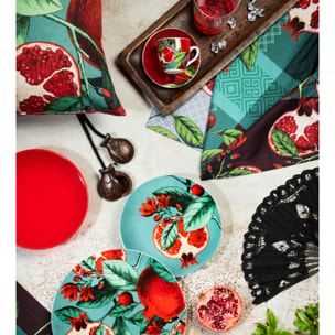 Set 6 Tazzine Caffè con Piattini Excelsa – Granada, Porcellana Multicolore