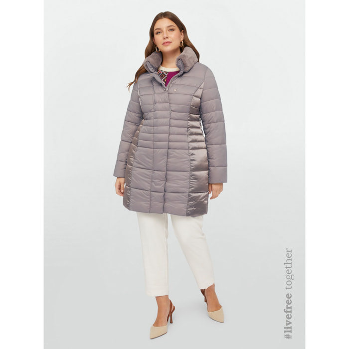 Fiorella Rubino - Plumífero con interior de Sorona® Aura - Beige