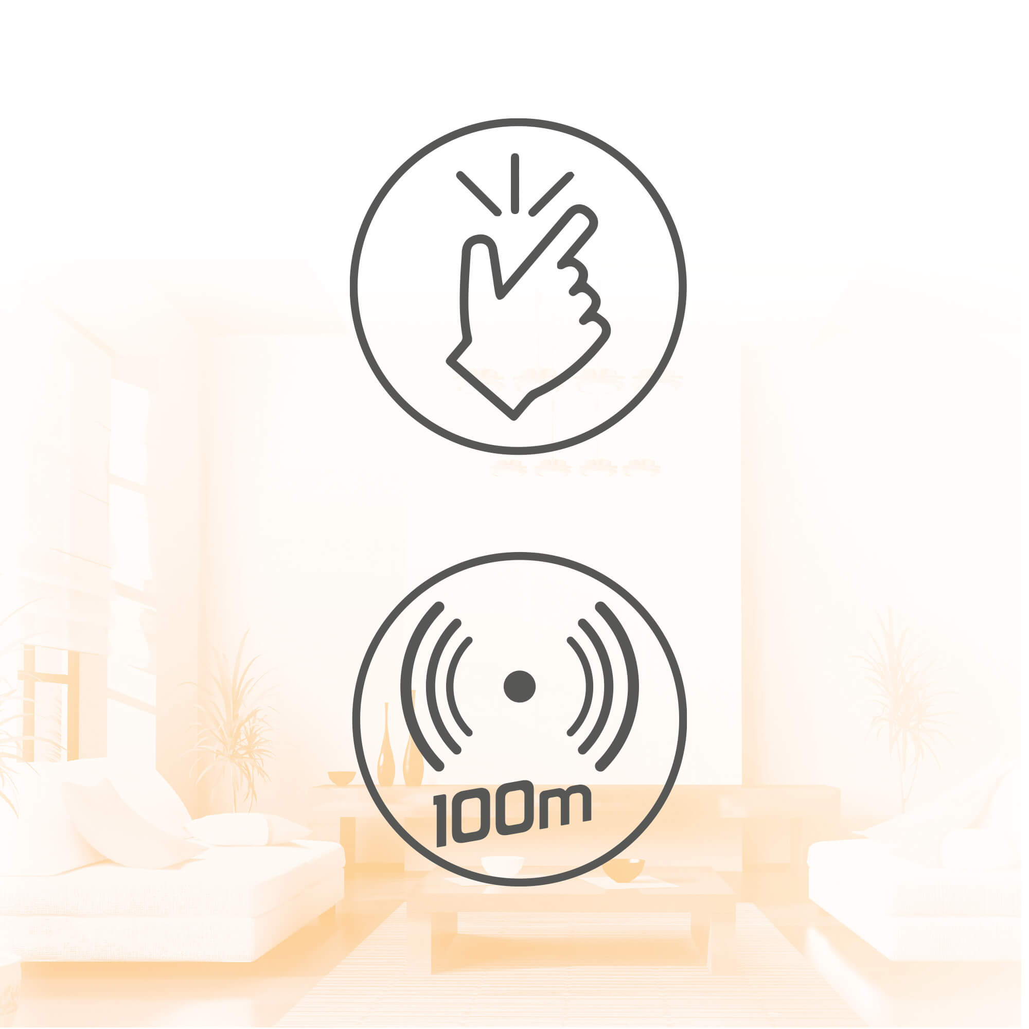 CARILLO PLUG FLASH EXTEL - Sonnette sans fil 100m enfichable + bouton supplémentaire OFFERT