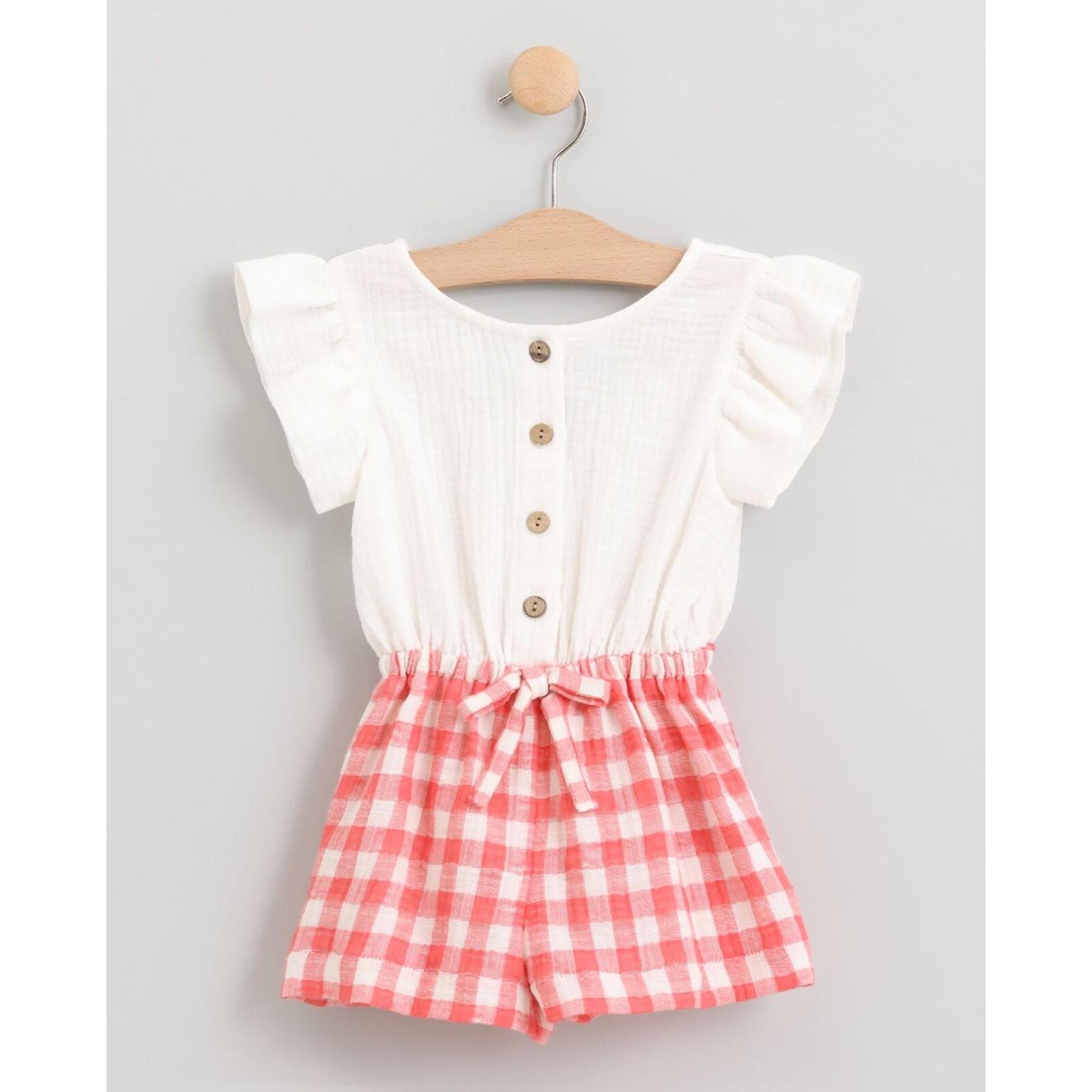 MONO GASA VICHY ROJO