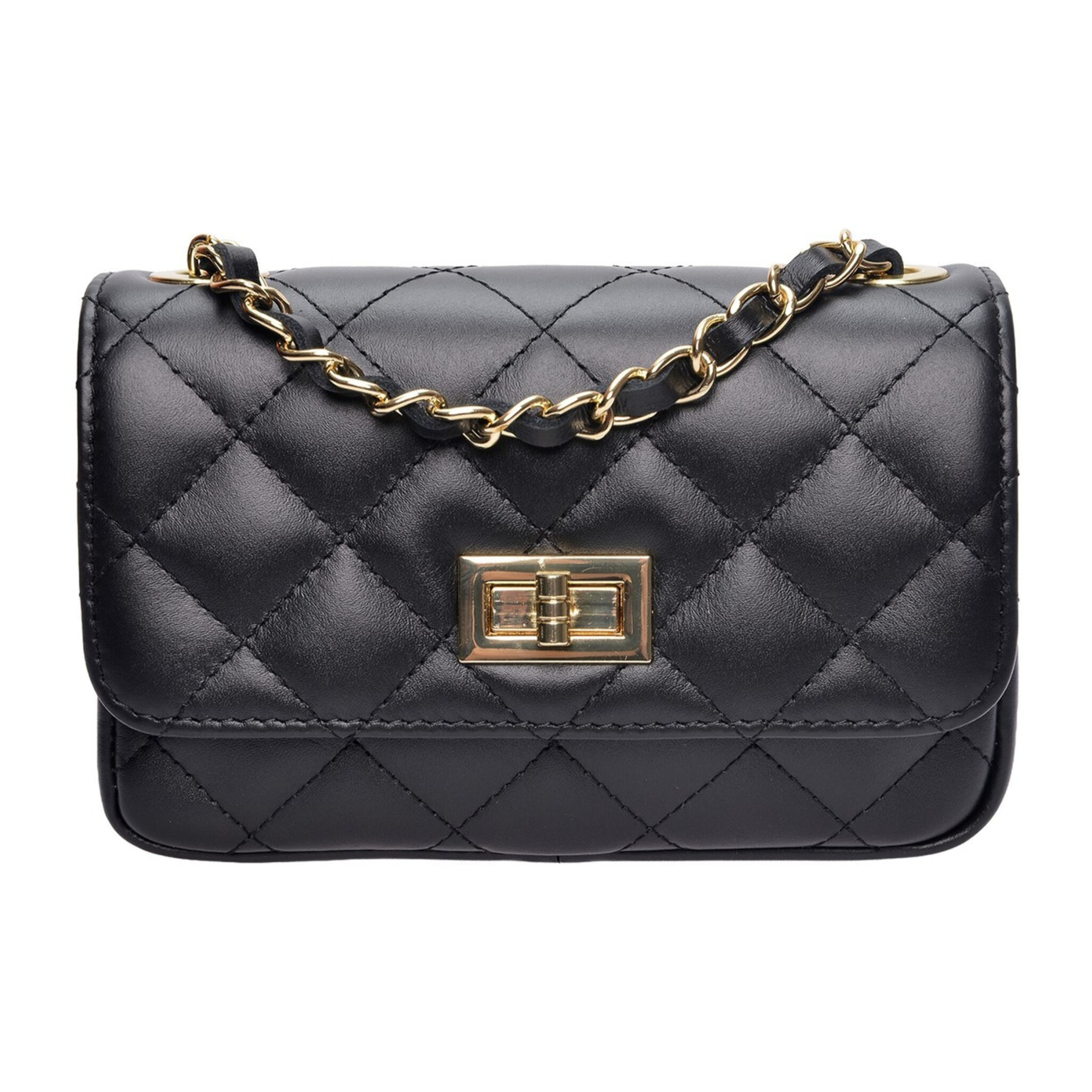 Borsa a spalla Anna Luchini Nero