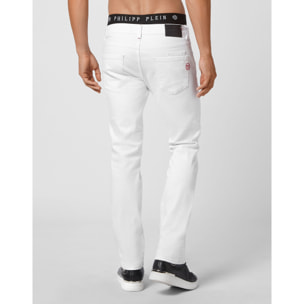PHILIPP PLEIN Denim Trousers Straight Cut