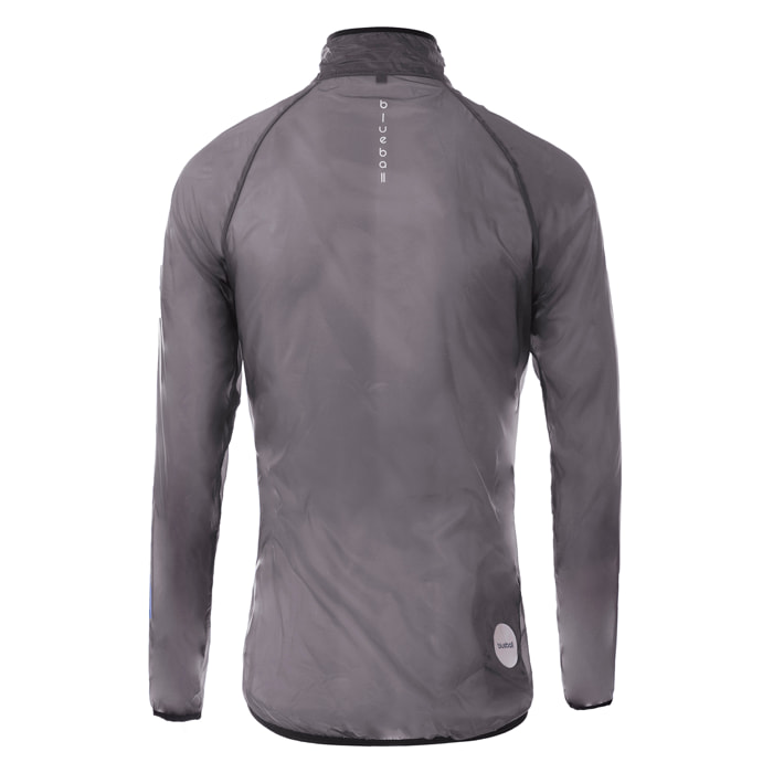 CHAQUETA IMPERMEABLE CICLISMO PARA HOMBRE BLUEBALL EN GRIS