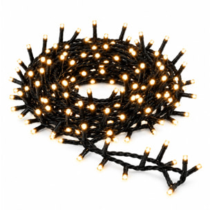 Clúster de 800 Luces LED Blanco Extra Cálido - 12 metros