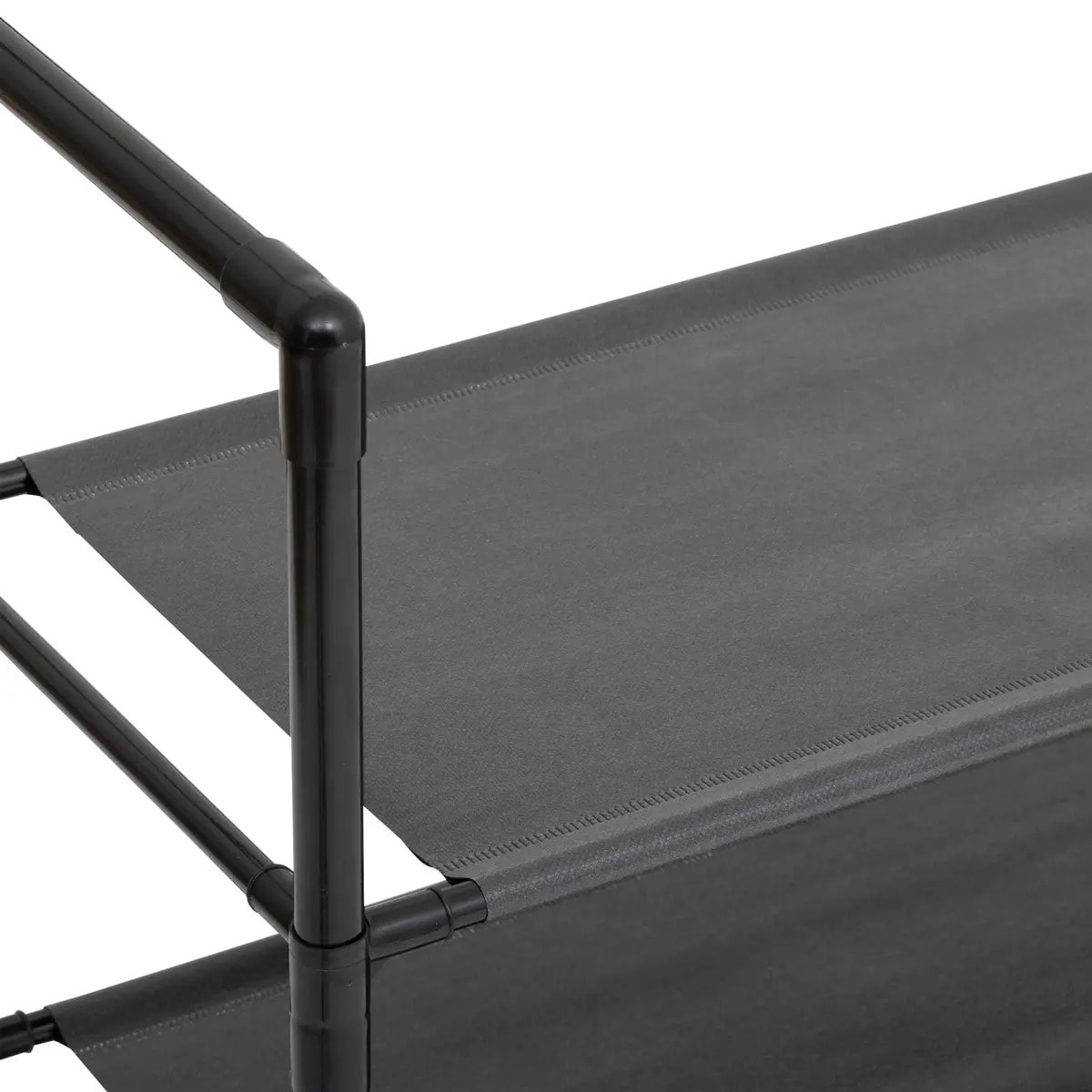 Vestiaire "Intissa" 5 étagères en acier noir H170cm