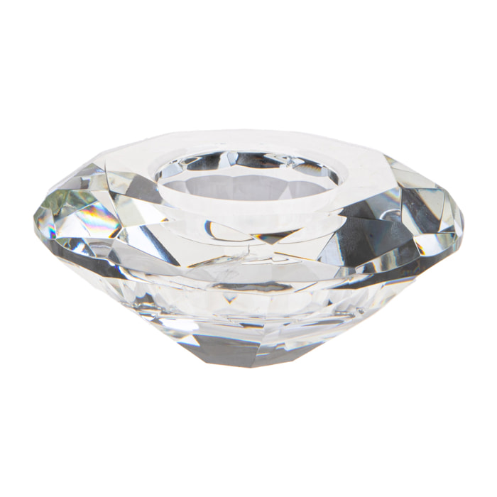 Porta tealight - Pezzi 2 - 10xH4x10cm - Bianchi Dino SpA