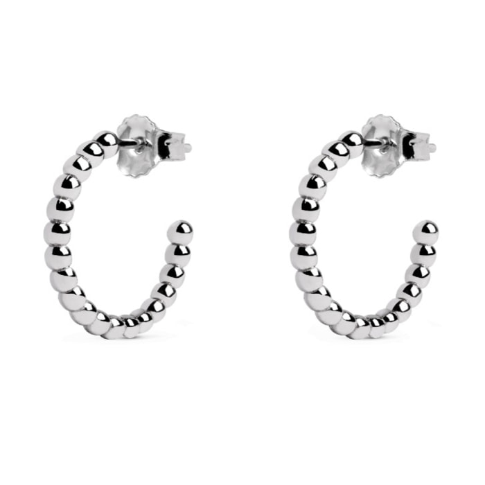 Orecchini 19 Pebbles in Argento