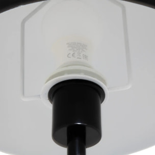 Lampadaire "Savio" noir H140cm