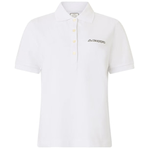 Kappa - Polos Mujer Blanco - Logo Fixe