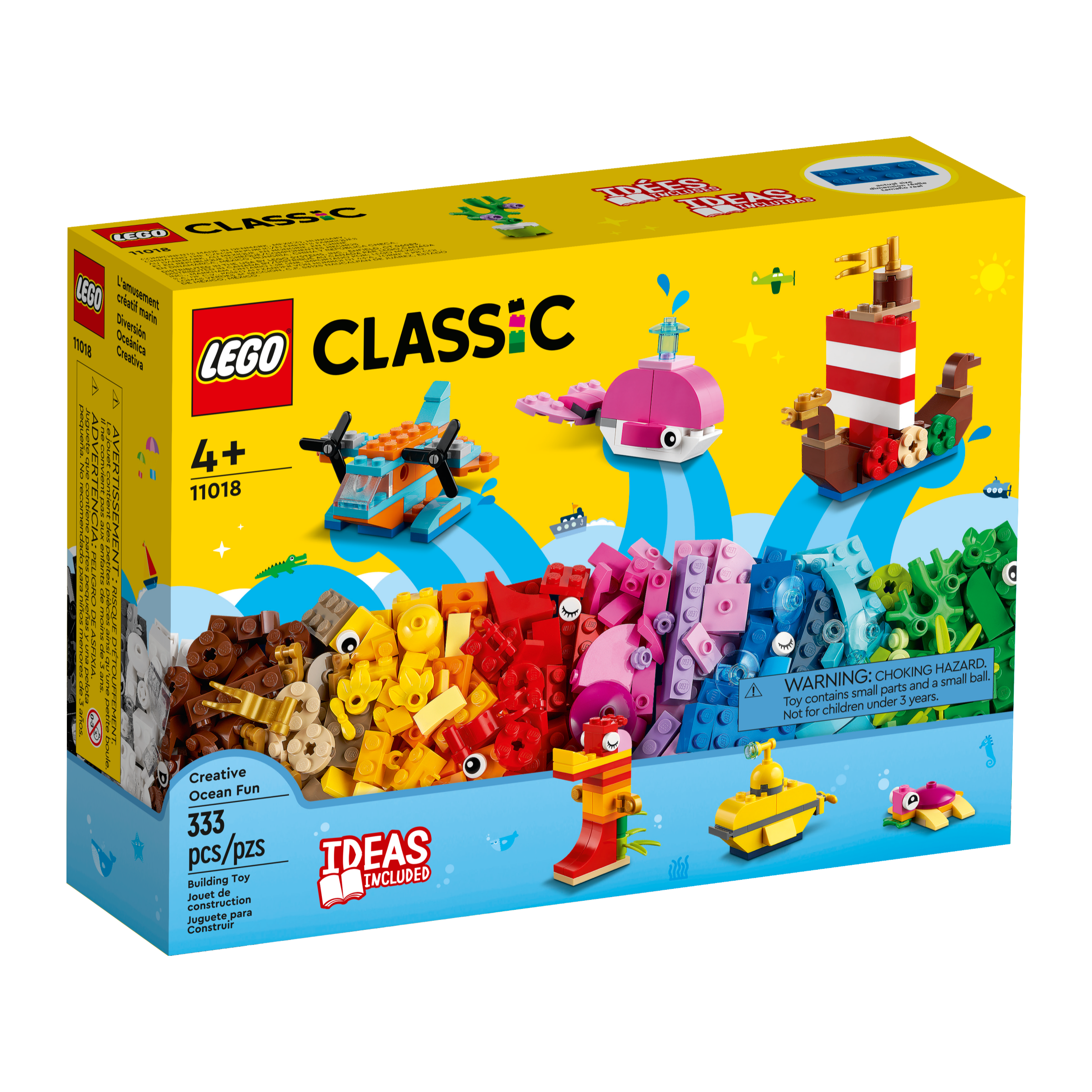 LEGO CLASSIC 11018 - DIVERTIMENTO CREATIVO SULL'OCEANO