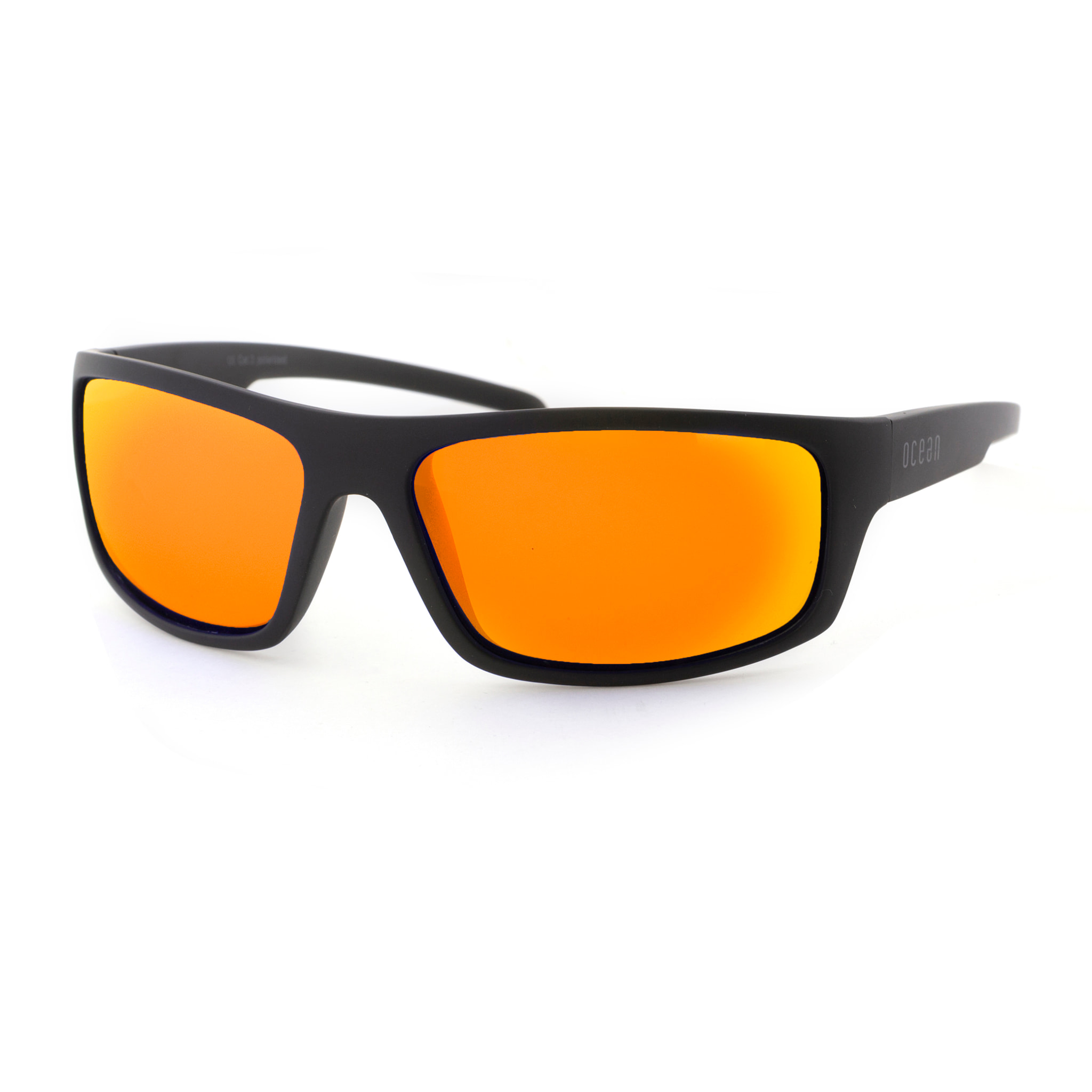 Gafas de sol OCEAN OCEANSIDE - Matt negro / Revo roja