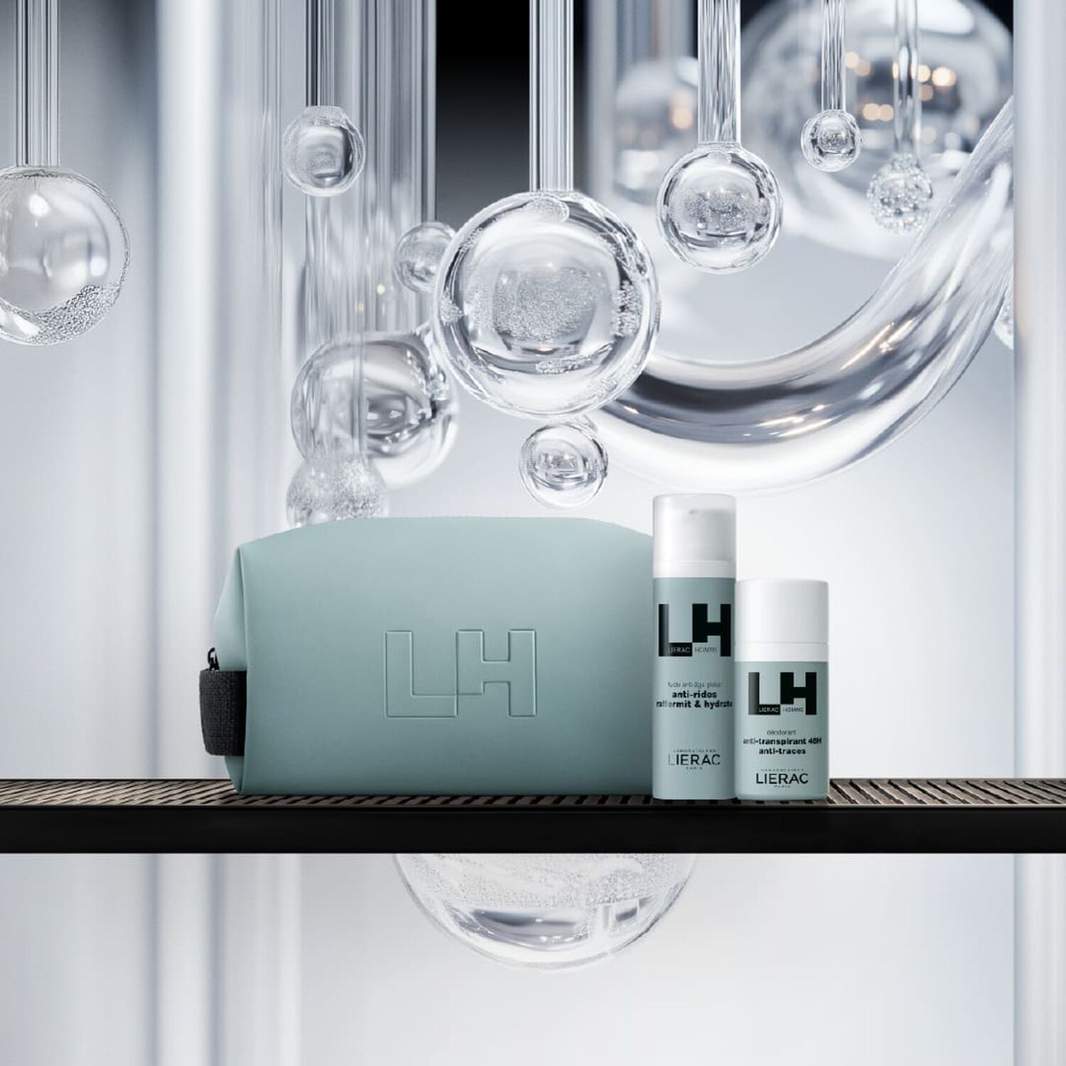 Lierac Homme - Coffret Fluide Anti-Âge Global 50ml + Déodorant 50ml