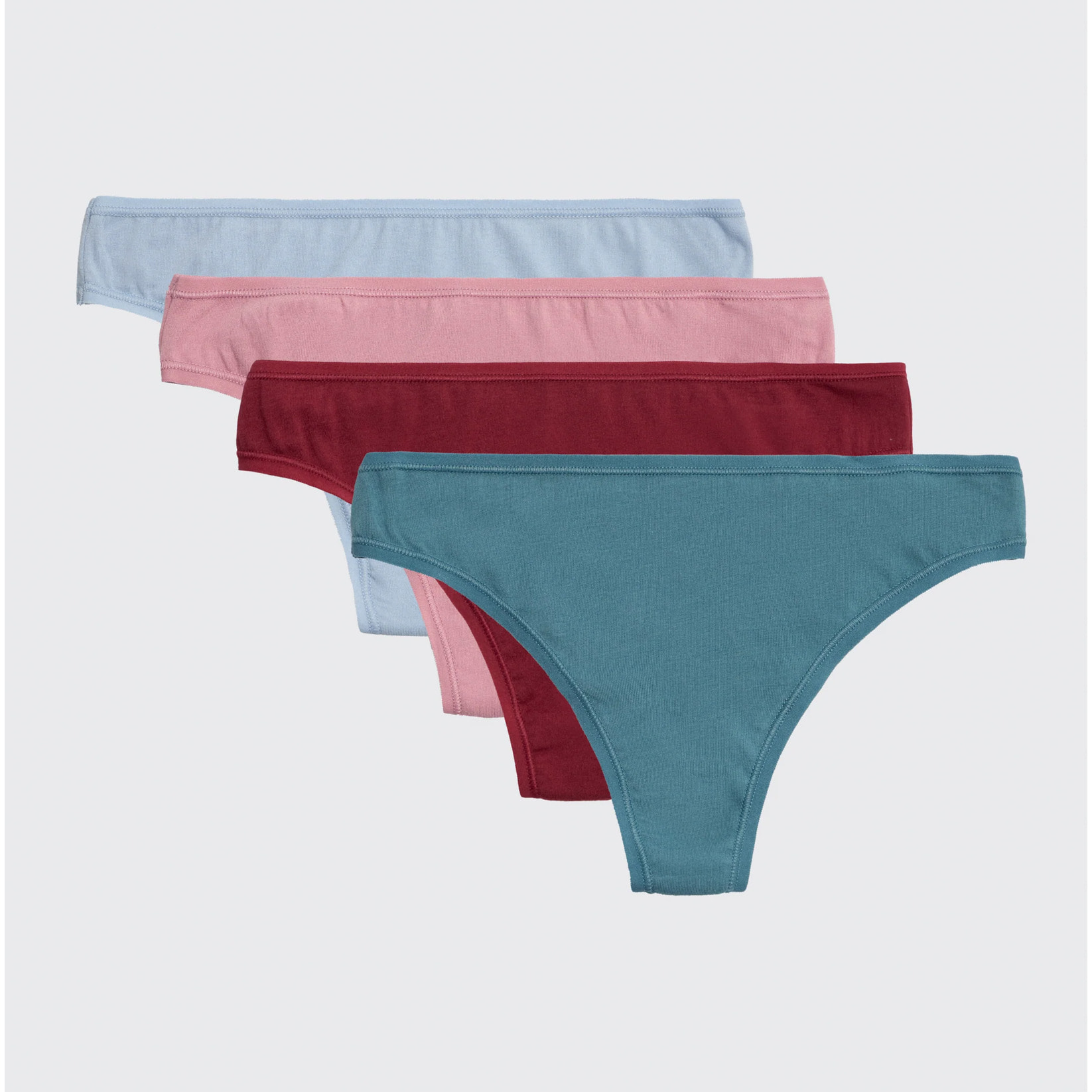 Confezione da 4 slip basico in cotone