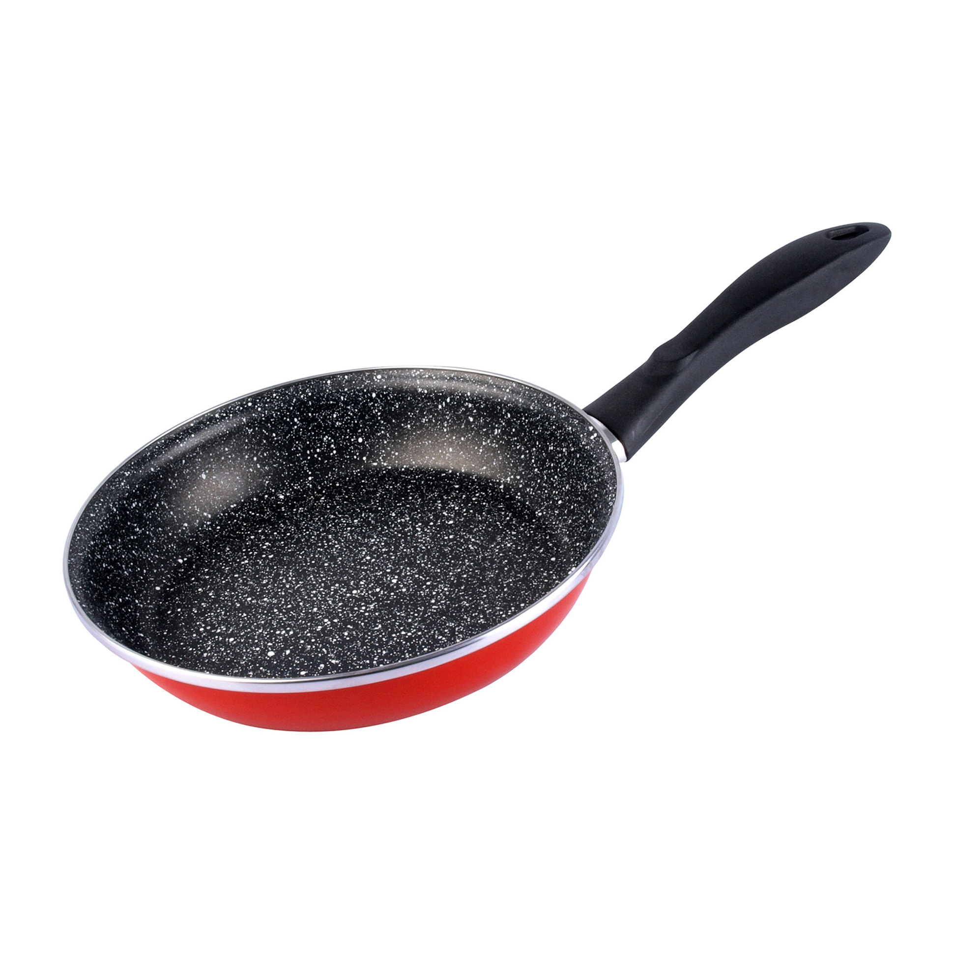 Magefesa K2 ROJO sartén 20, acero esmaltado vitrificado, en rojo, inducción y lavavajillas