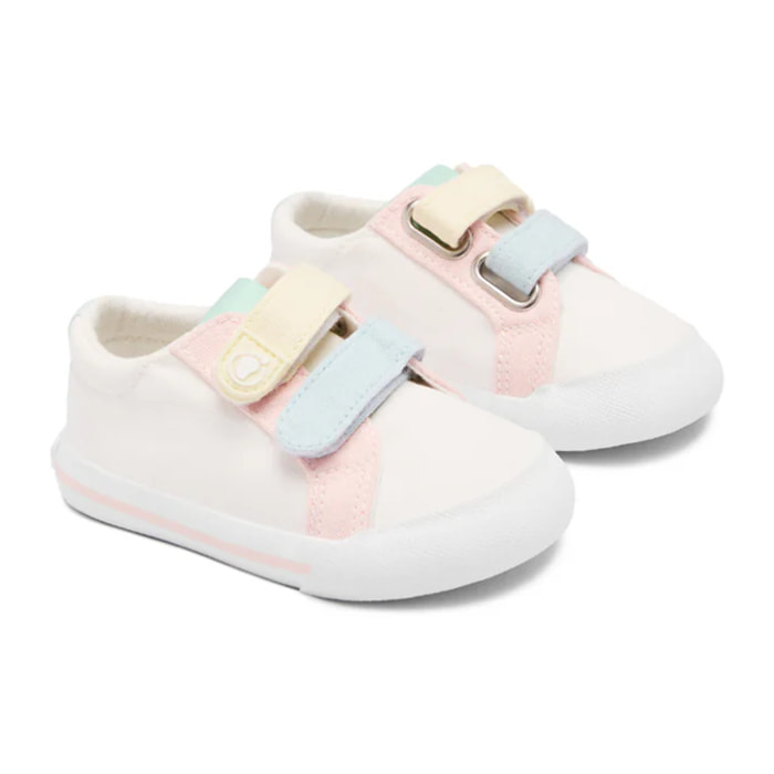 Scarpe sportive per neonati multicolore con scritta "Respectable"
