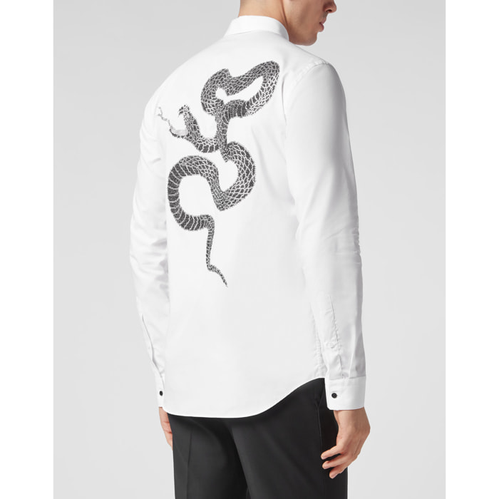 PHILIPP PLEIN Camicia dal taglio slim SNAKE