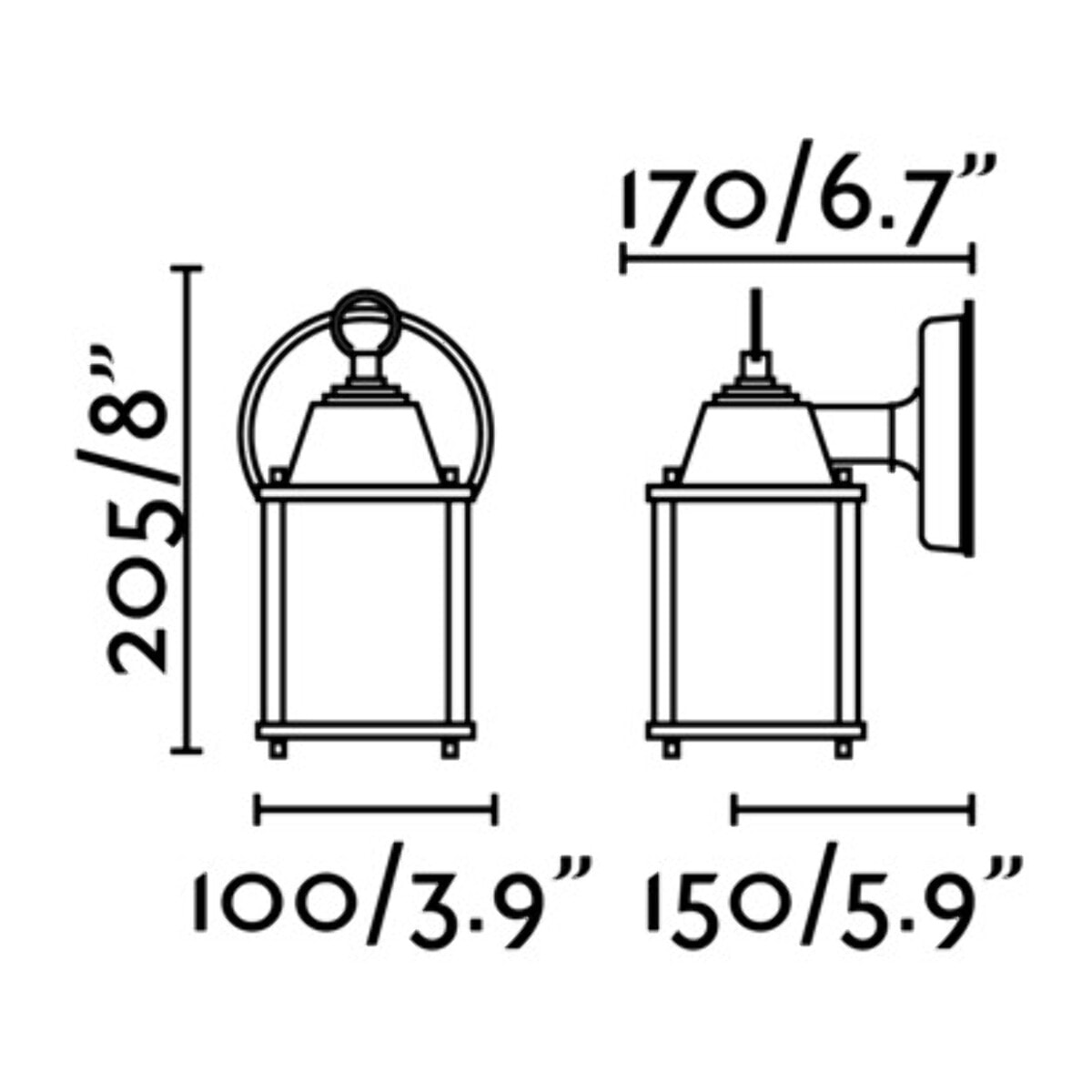DADO-P Lampe applique marron