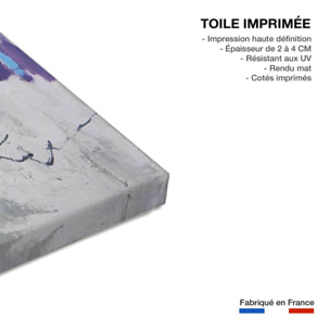 Tableau abstraite city Toile imprimée