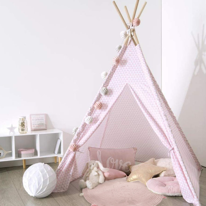 Tipi infantil rosa H160