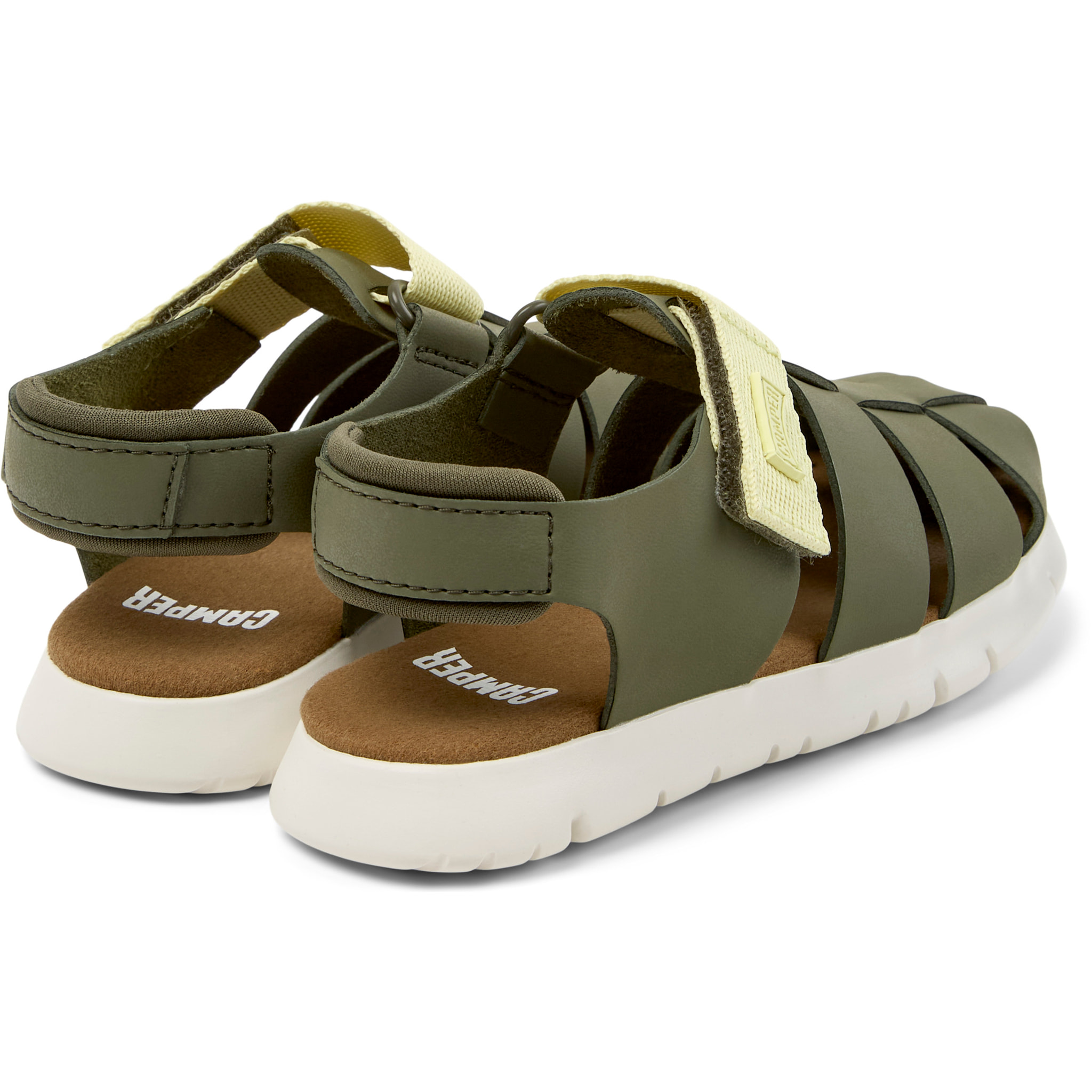 Sandali - CAMPER Oruga Sandal - Verde - Pelle scamosciata