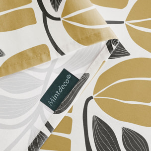 Nappe imprimée anti-taches NEKANE MUSTARD