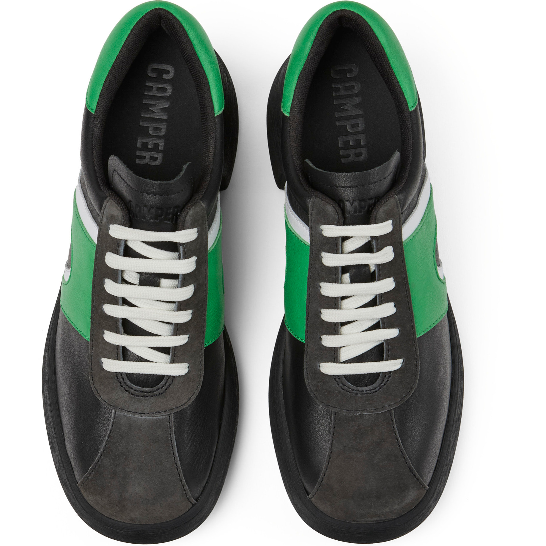 Zapatos de cordones - CAMPER Thelma - Negro - Cuero liso