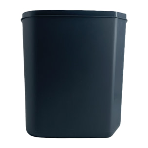 Cubo - papelera con tapa basculante de 15l color verde