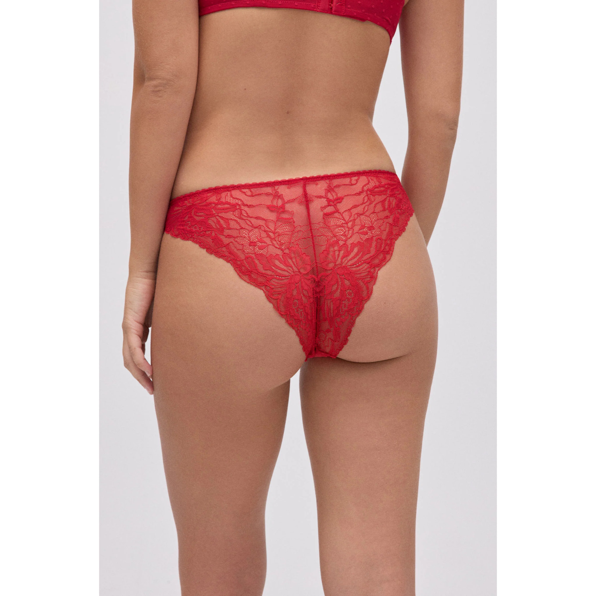 Slip brasiliano in pizzo floreale