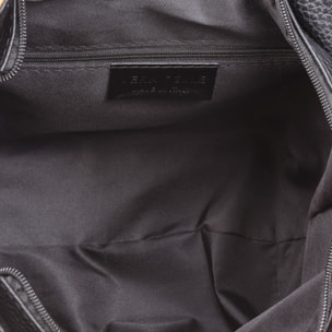 Cassandra Bolso tote Mujer.Piel auténtica Gamuza Grabado Entrelazado