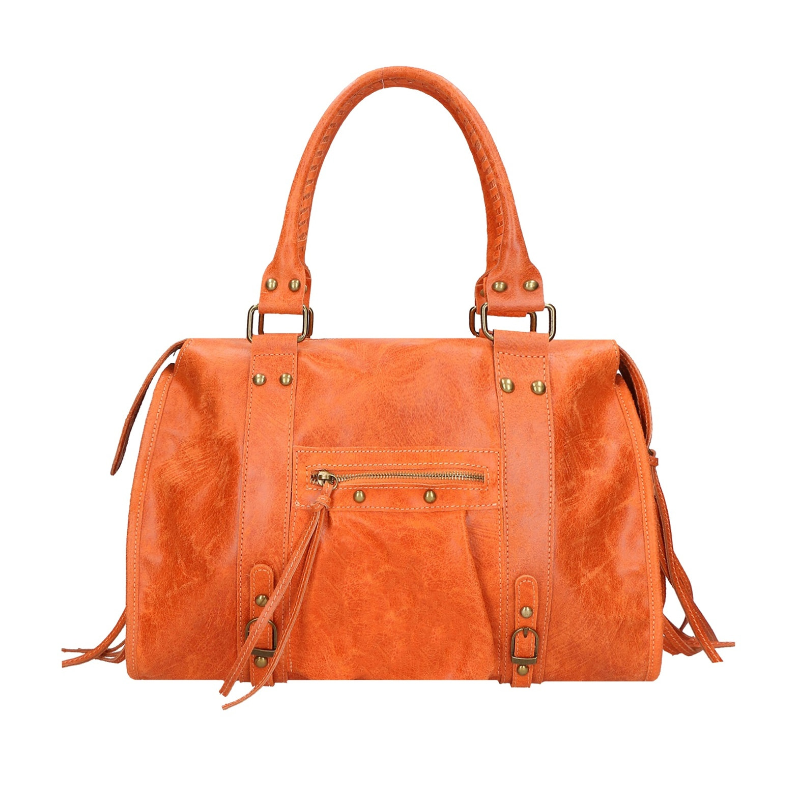 Borsa a spalla da donna - Modello Clara - Vera pelle - 41.0 x 28.0 x 13.0 cm