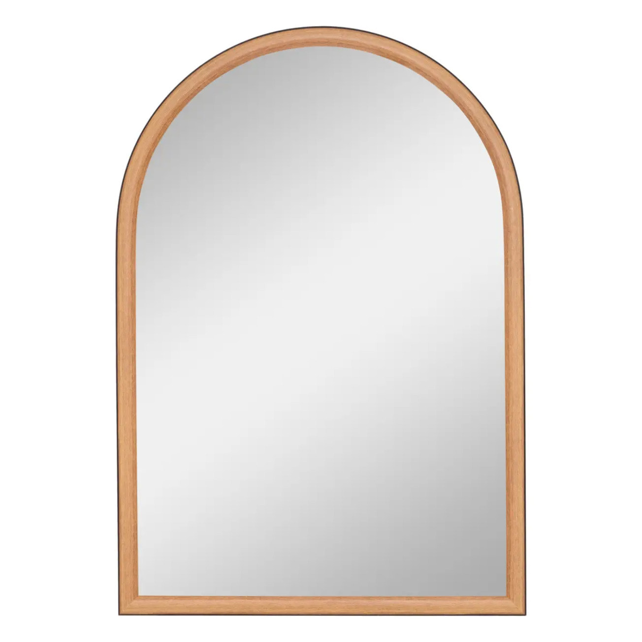 Miroir Tanya arche 68x98cm marron