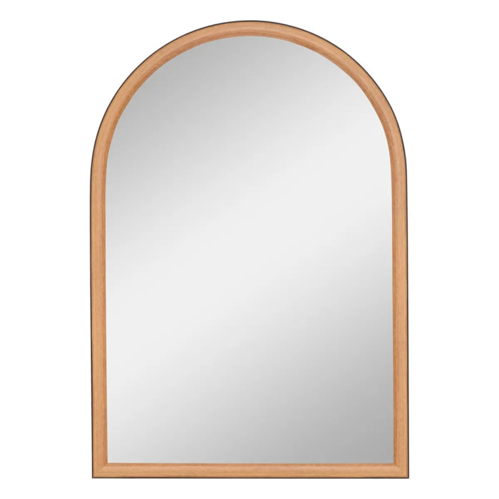 Miroir Tanya arche 68x98cm marron