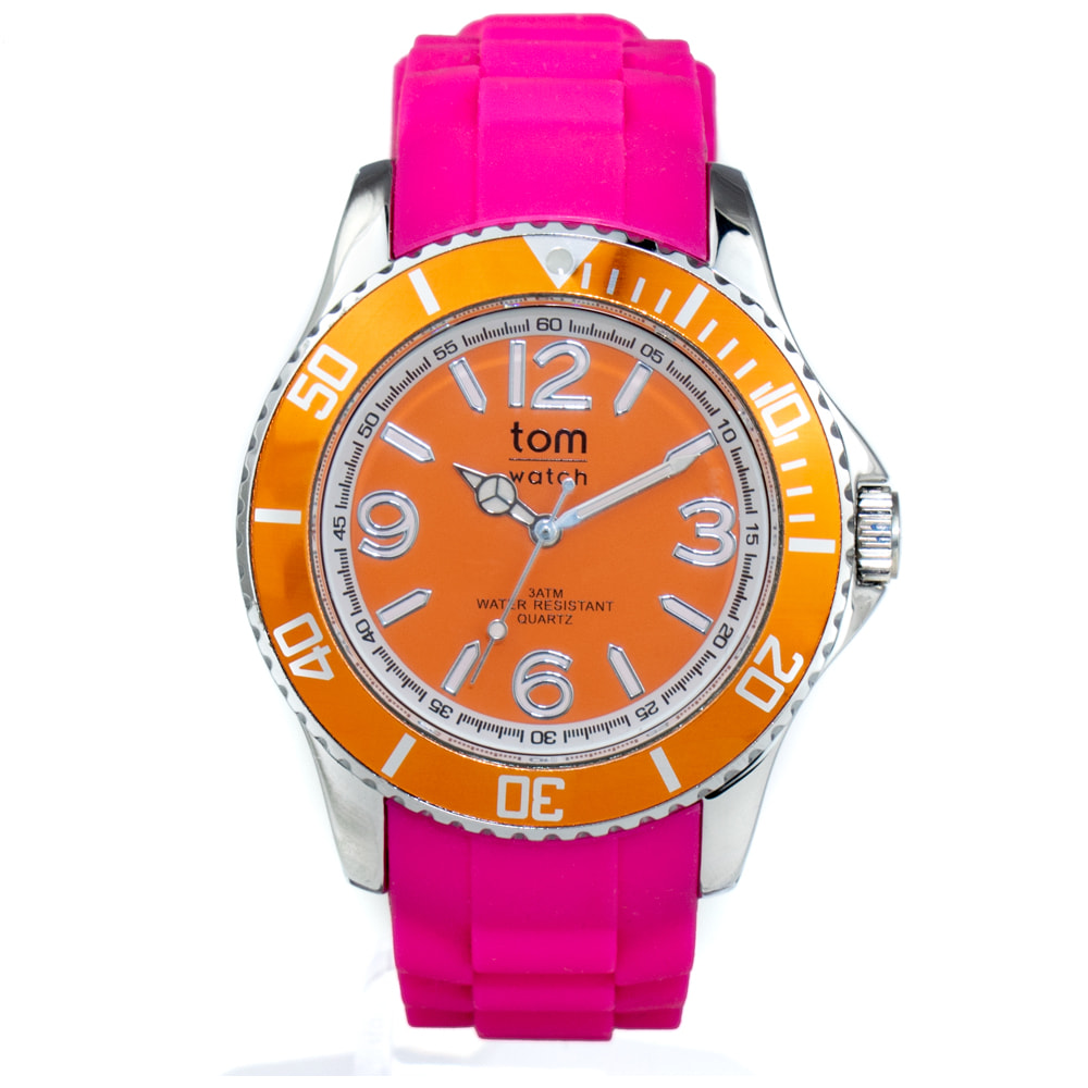 Reloj Tom Watch WA00122 Unisex Analogico Cuarzo con Correa de Caucho